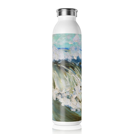 The Wave by Karl Hagemeister Slim Water Bottle