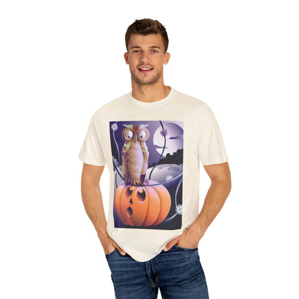 The Startled Pumpkin Unisex Garment-Dyed T-shirt