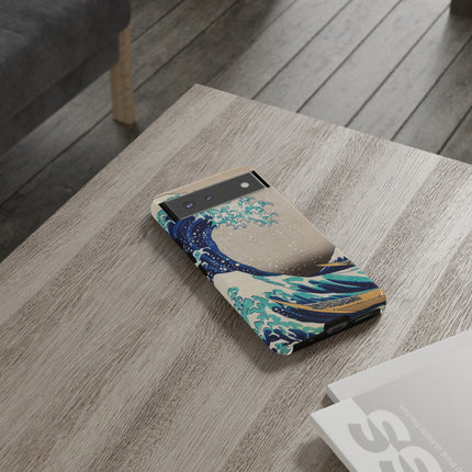 The Great Wave off Kanagawa by Katsushika Hokusai Phone Cases