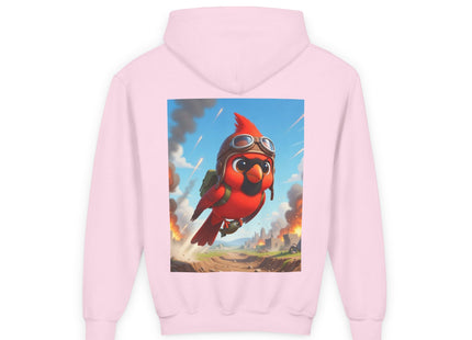 Cardinal Dive Bomber Youth Heavy Blend Hooded Sweatshirt