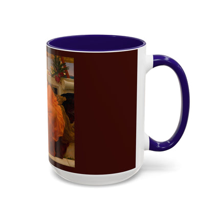 Flaming June by Frederic Leighton Colorful Mugs (11oz, 15oz)