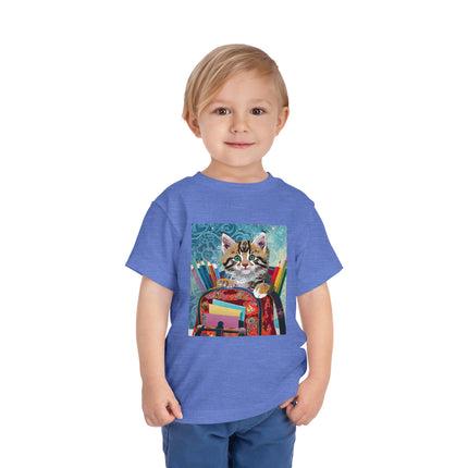 Whiskered Wanderings Toddler Short Sleeve Tee
