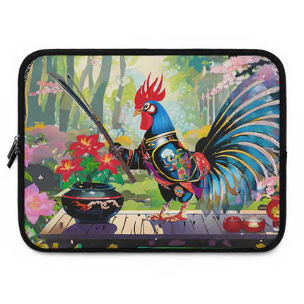Cyberpunk Rooster Laptop Sleeve