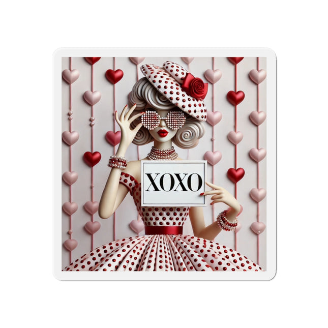 Fashionably Yours, XOXO Die-Cut Magnets (5 Sizes)
