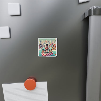 Nutcracker Candy-Striped Adventure Die-Cut Magnets (5 Sizes)