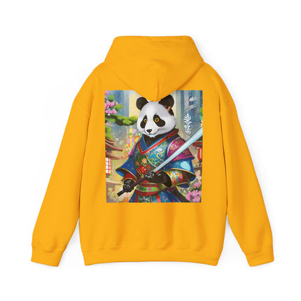 Cyberpunk Samurai Panda – Heavy Blend™ Hooded Sweatshirt