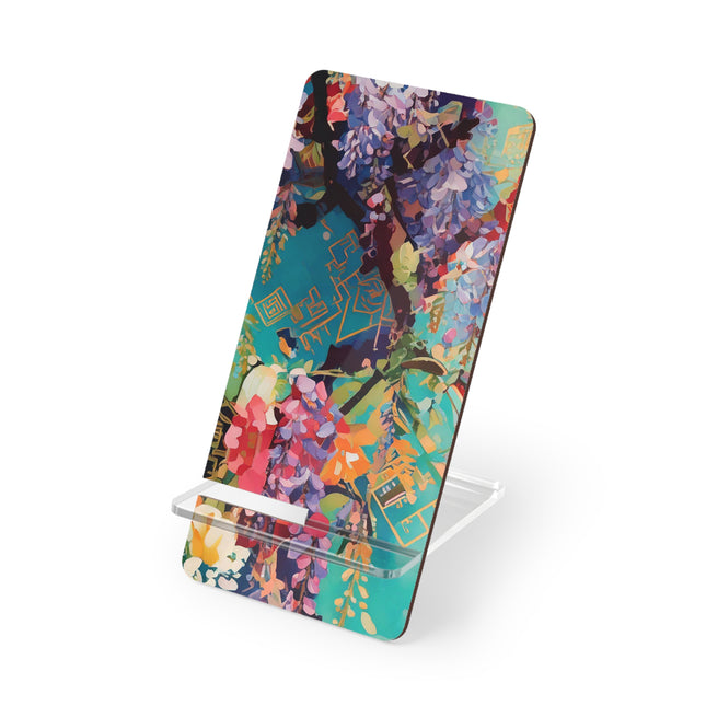 Golden Wisteria Symphony Mobile Display Stand for Smartphones