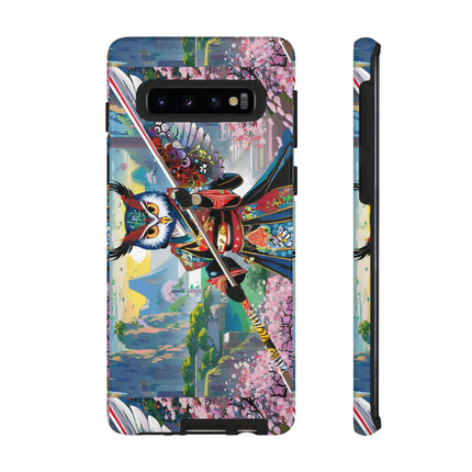 Cyberpunk Samurai Owl Phone Cases