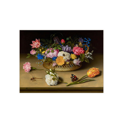 Flower Still Life by Ambrosius Bosschaert Ceramic Tile