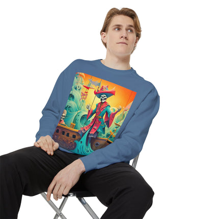Skeleton Crew of the Misty Seas Unisex Garment-Dyed Sweatshirt