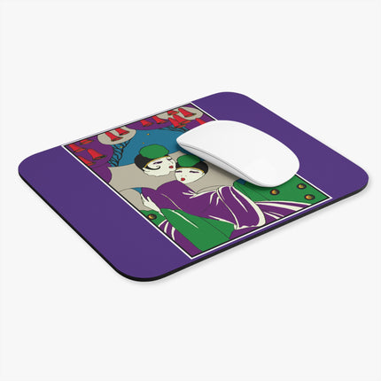 Two Pierrots Mouse Pad, Rectangle