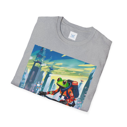 Cyberpunk Frog Softstyle T-Shirt