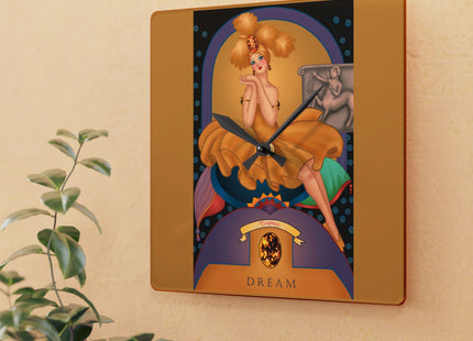 November & Topaz Zodiac Acrylic Wall Clock