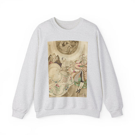 Sur talons rouges (On Red Heels) pl 01 by Gerda Wegener Heavy Blend™ Crewneck Sweatshirt