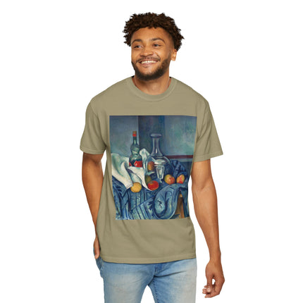 The Peppermint Bottle by Paul Cézanne Unisex Garment-Dyed T-shirt