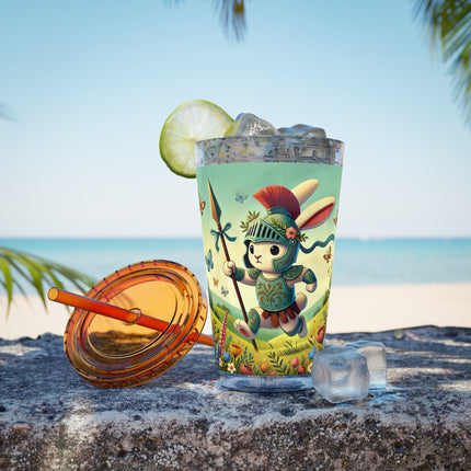 Rabbit Gladiator Sunsplash Tumbler with Straw, 16oz