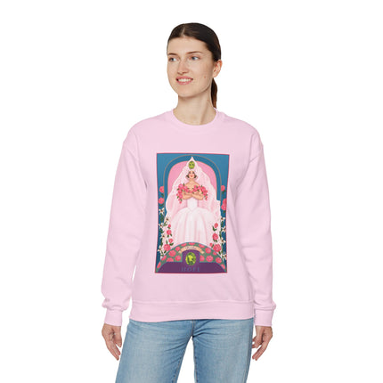 August & Peridot (from the Gem Series) by Sofia Chiostri Unisex Heavy Blend™ Crewneck Sweatshirt