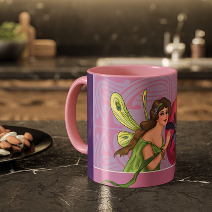 The Fairy’s Blossom Colorful Mugs (11oz, 15oz)