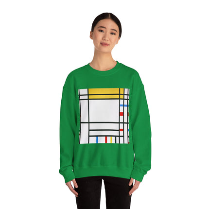 Place de la Concorde by Piet Mondrian Heavy Blend™ Crewneck Sweatshirt