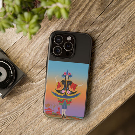 Colorful Dancer Phone Case – Vibrant Grace & Cultural Elegance