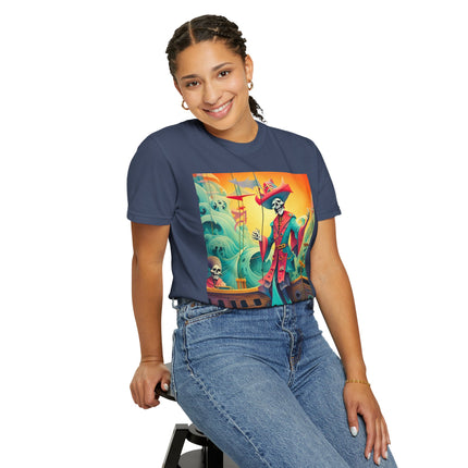 Skeleton Crew of the Misty Seas Unisex Garment-Dyed T-shirt