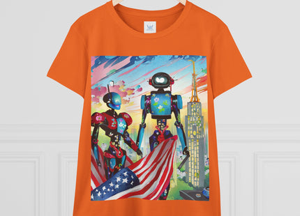 High Fashion Cyberpunk CIA Robots Cotton Tee
