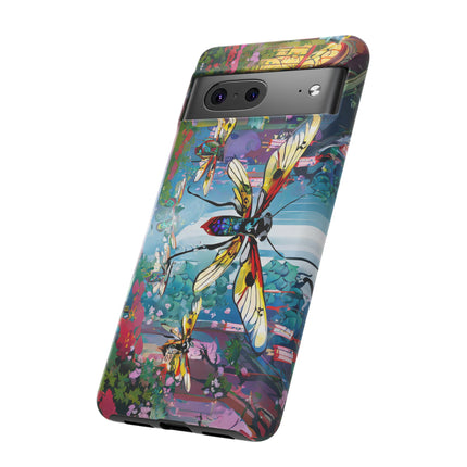 Neon Swarm Phone Cases