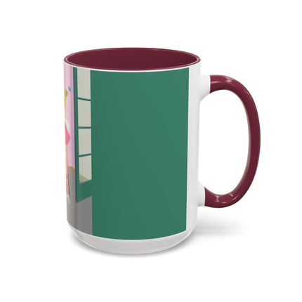 The Yellow Hat Colorful Mugs – 1920s Vogue Whimsy & Playful Elegance