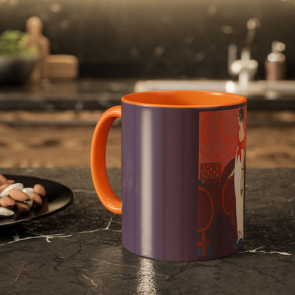 L’Entracte by Georges Lepape Colorful Mugs (11oz, 15oz)