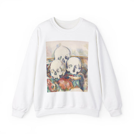 The Three Skulls by Paul Cézanne Unisex Heavy Blend™ Crewneck Sweatshirt