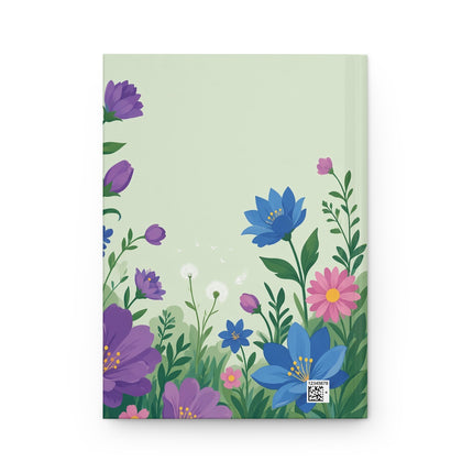 🧚🌸 The Fairy Of The Wishing Garden Hardcover Journal – Art Deco Fashion Illustration