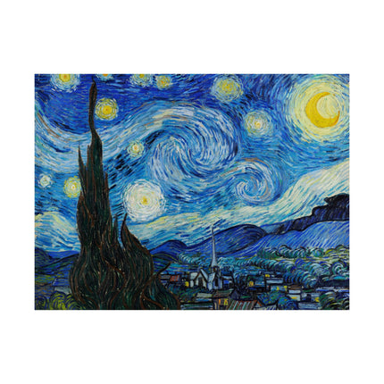 The Starry Night by Vincent Van Gogh Matte Horizontal Posters