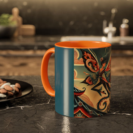 Dragon Fairy of the Temple Colorful Mugs (11oz, 15oz)