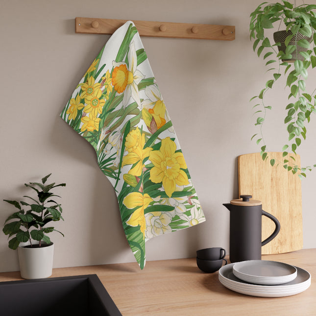 Daffodil by Tanigami Kônan Kitchen Towel
