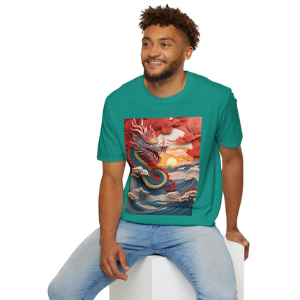 Stormbound Dragon Garment-Dyed T-shirt Softstyle T-Shirt