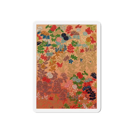 Japanese Flower Pattern by G.A. Audsley Die-Cut Magnets (5 Sizes)