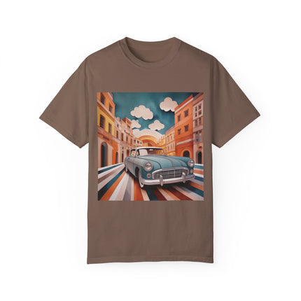 1960 Alfa Romeo Giulietta Unisex Garment-Dyed T-shirt