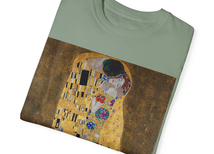 The Kiss by Gustav Klimt Unisex Garment-Dyed T-shirt