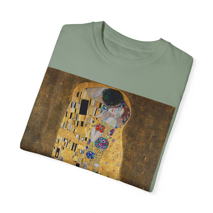 The Kiss by Gustav Klimt Unisex Garment-Dyed T-shirt