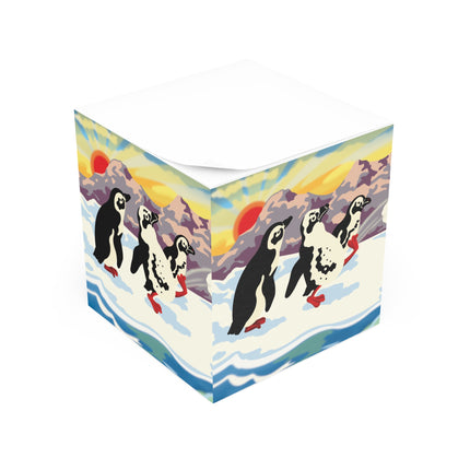 Snowball Shenanigans Note Cube