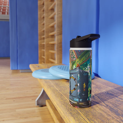 Cyber Panther's Hunt Stainless Steel Water Bottle