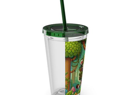 Stealthy Stripes Sunsplash Tumbler with Straw, 16oz