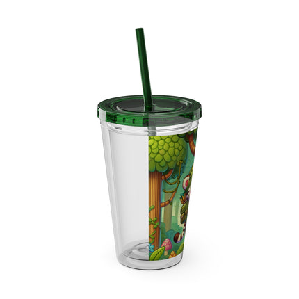 Stealthy Stripes Sunsplash Tumbler with Straw, 16oz