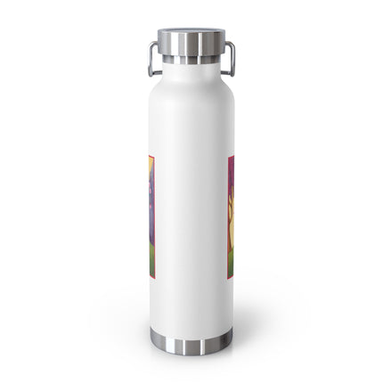 A Dance of Colors and Serenity by Carlo Chiostri Copper Vacuum Insulated Bottle, 22oz