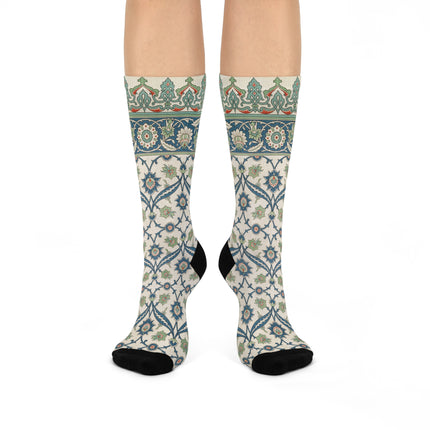Arabesques by Émile Prisse d'Avennes Cushioned Crew Socks