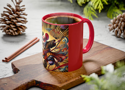 Theatrical Mouse on a Mission Colorful Mugs (11oz, 15oz)