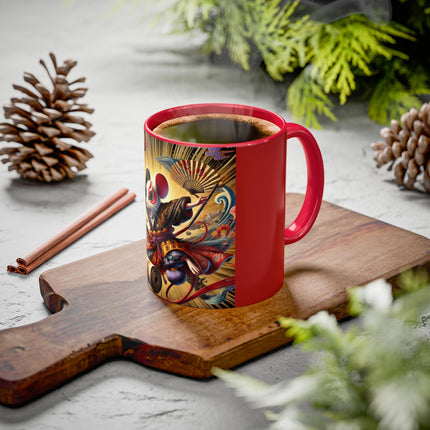 Theatrical Mouse on a Mission Colorful Mugs (11oz, 15oz)