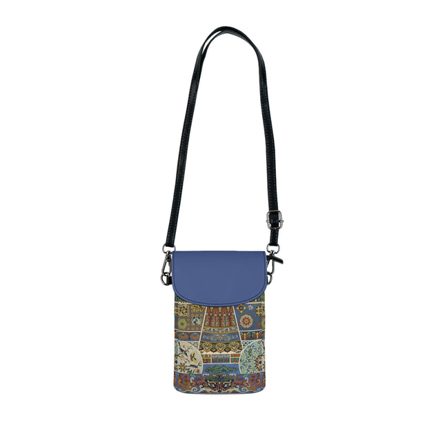 Chinois et Japonais by Auguste Racinet Small Cell Phone Wallet