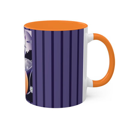 The Startled Pumpkin Colorful Mugs, 11oz