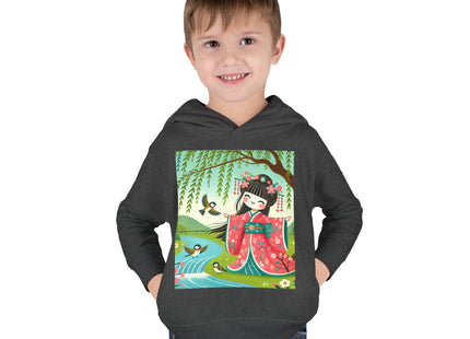 Sparrow Dance Geisha Fairy Toddler Pullover Fleece Hoodie